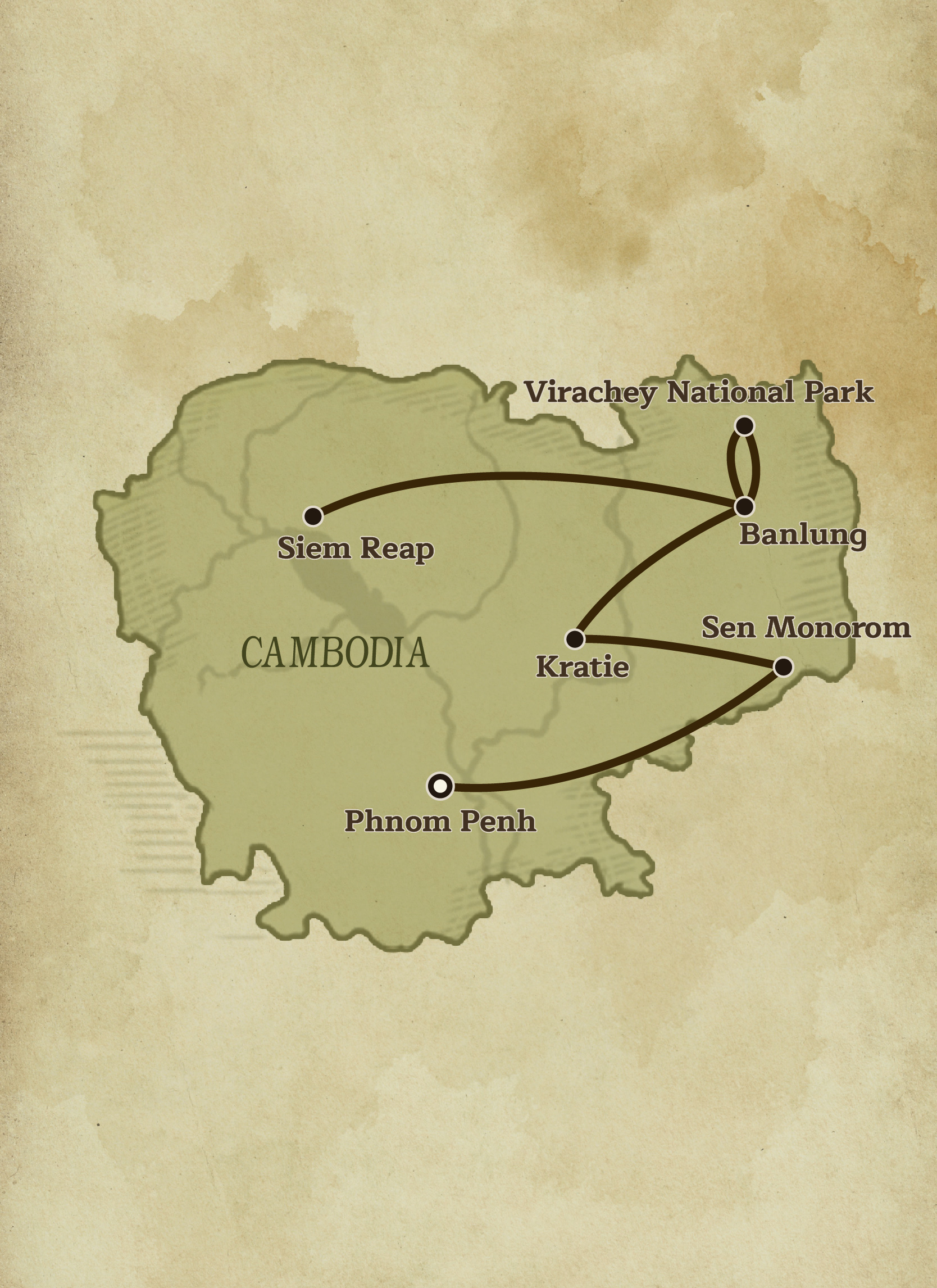 Jungle Trekking & Camping in Cambodia