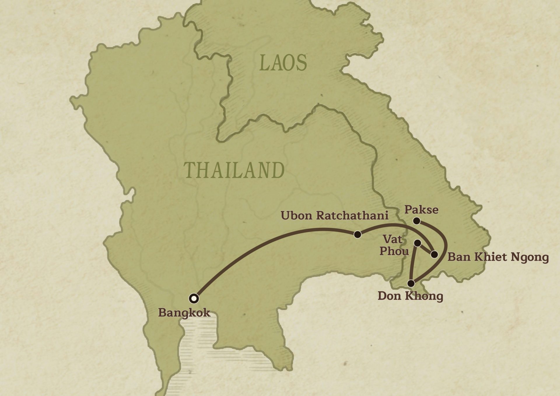 Cultural and Natural Wonders of Southern Laos & Thailand